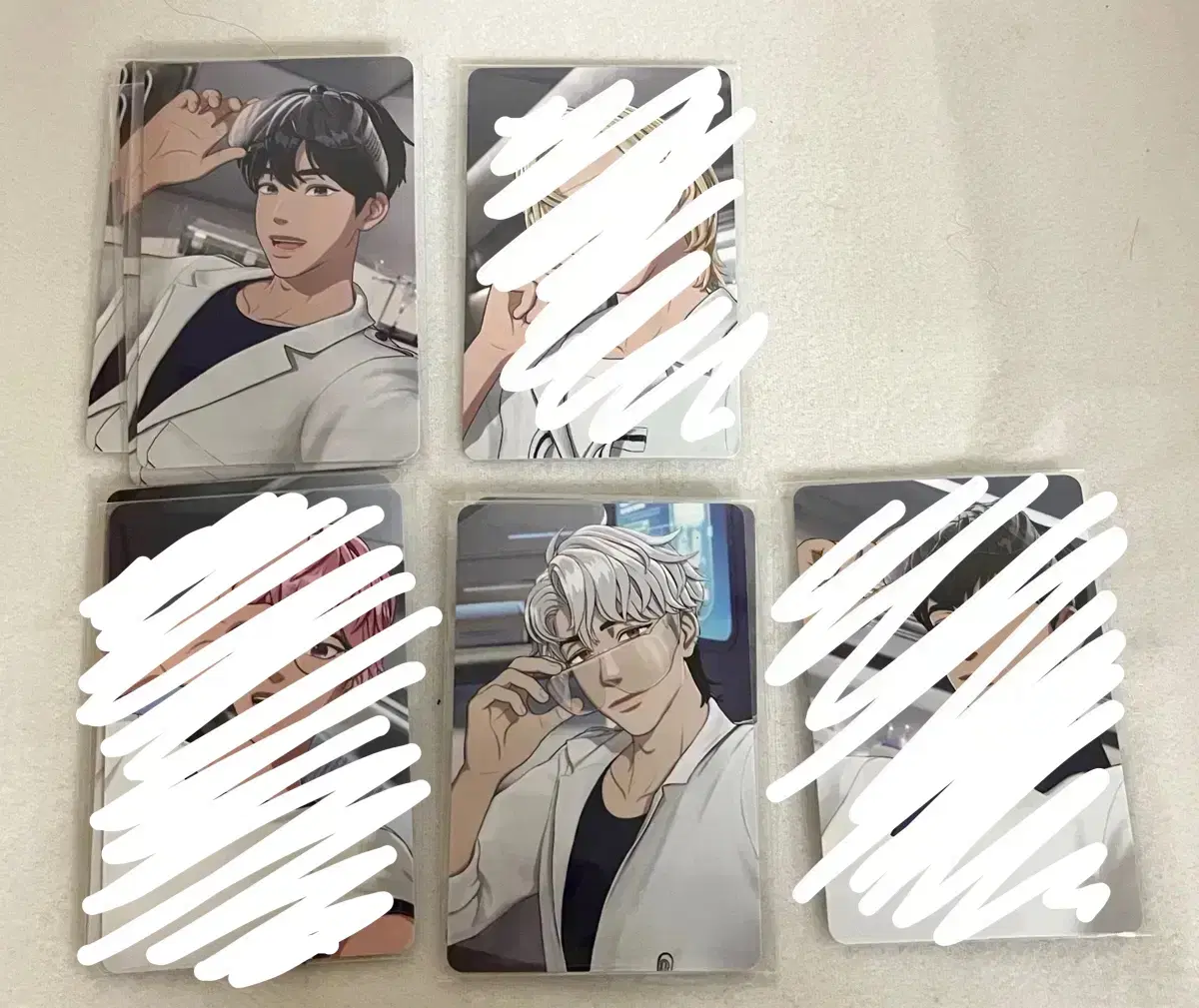 PLAVE MEDIHEAL メデイヒール　鏡　キーリング　5点　セット　1 PLAVE MEDIHEAL POP UP MD EVENT GIFT MMMM MIRROR KEYRING